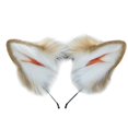 thumbnail image 3 of 2x Dog Ears and Tail Set Anime Cosplay Props Hair Hoop Costume White, 3 of 3