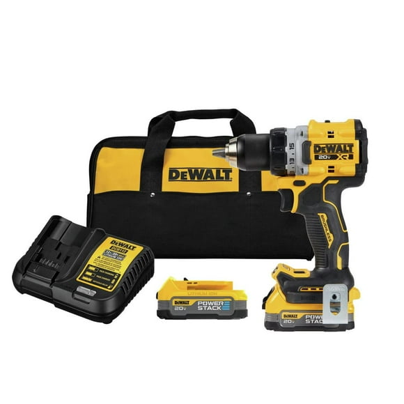 Kit de taladros inalámbricos DEWALT 20 V MAX XR, 1/2 con batería