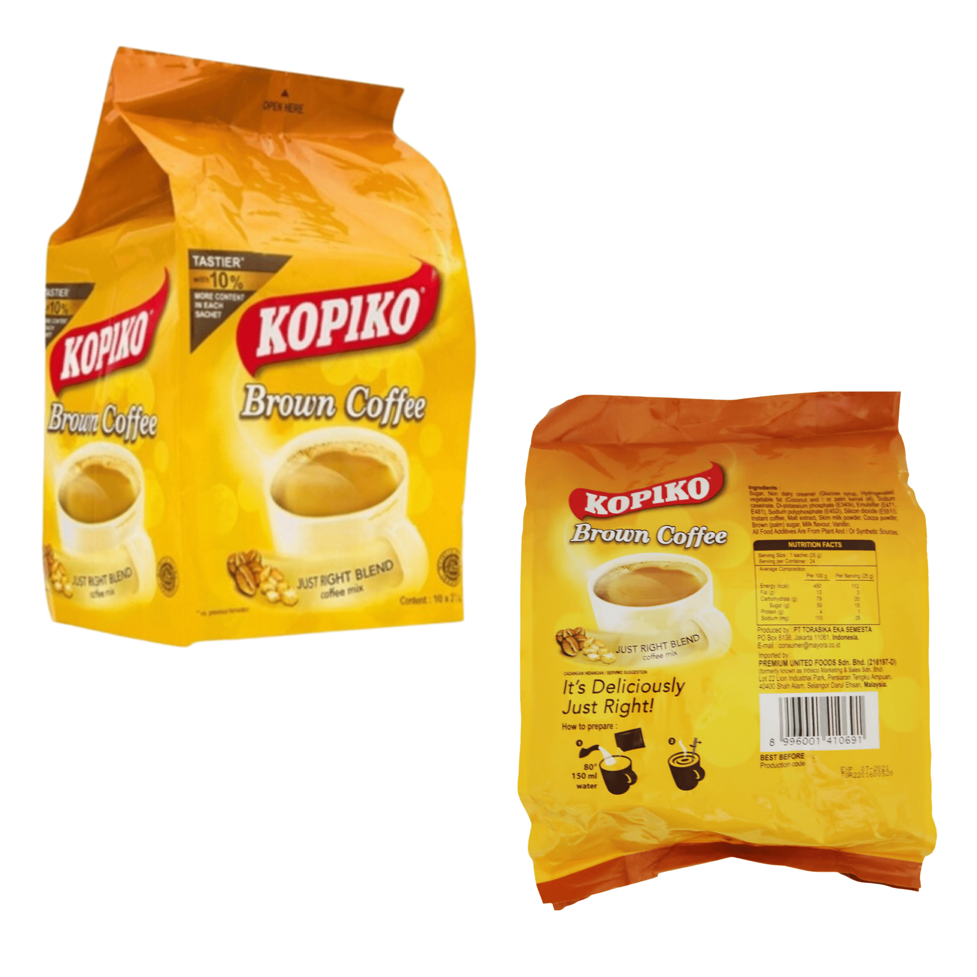 Kopiko Instant Brown Coffee Mix (30 Sachets X 0.88 Oz) 26.5 Oz (750 g) –  CoCo Island Mart