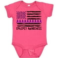 thumbnail image 3 of Inktastic Epilepsy Awareness Purple Ribbons and Flag Boys or Girls Baby Bodysuit, 3 of 5