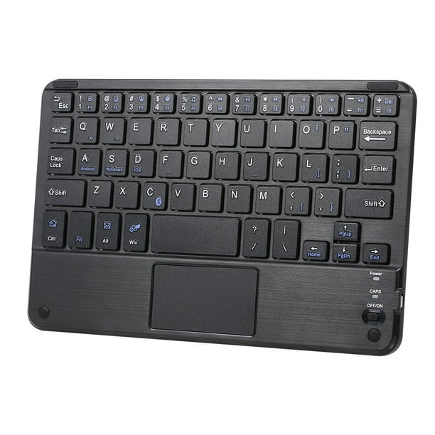 Teclado inalambrico Bluetooth 3.0 de 59 teclas con teclado tactil para Android Windows iOS Abanopi Teclado Bluetooth Negro Walmart en linea