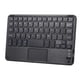 thumbnail image 2 of Teclado inalámbrico Bluetooth 3.0 de 59 teclas con teclado táctil para Android /Windows /iOS Abanopi Teclado Bluetooth/Negro, 2 of 7