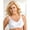 White, variant on Exquisite Form 5100548 Fully® Slimming Wireless Full-Coverage Bra with Back Closure & Lace