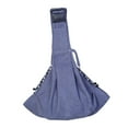 thumbnail image 2 of Pet Slings Bag Tote Bag Mochi Bolsillo Correa para el hombro Bolsa Cinturón de transporte Transportín para perros para viajar al aire libre Gu Gris oscuro Colco Portador de animales, 2 of 7