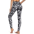 thumbnail image 4 of Print Leggings Yoga Running Sports Pants Women's Leggings Women Blouse Polyester White, S-XXL, 4 of 5
