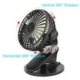 thumbnail image 4 of USB Clip on Fan,USB Clip Fan Mini,USB Clip Fan for Car Bed Desktop,Portable Silent 3-speed Wind Can Rotate 720 ° USB Mini Clip Fan for Home Office Bedusb USB Desktop Fan, 4 of 8