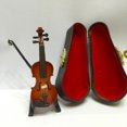 thumbnail image 4 of 1: 12 de , Decoración Musical para , Guitarra, Violín con Caja de , Juguetes de Simulación para Niños CUTICAT Guitarra miniatura de casa de muñecas, 4 of 6