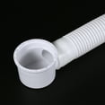 thumbnail image 4 of Uxcell 75cm Bathtub Drain Pipe Expandable Tubing Flexible Drainage Hose White 2 Pack, 4 of 6