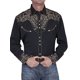 thumbnail image 1 of Camisa occidental para hombre con estampado floral, manga larga, botones, diseño moderno, estilo occidental, talla extra grande, 1 of 6