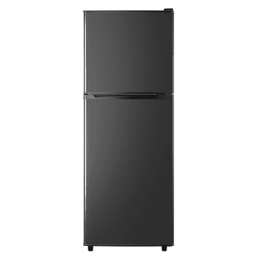 2 Door Mini Fridge with Freezer,4.5 Cu.ft.,5 Adjustable Thermostat & 4 Removable Glass Shelves