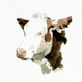 thumbnail image 2 of Caroline, Emma 20x20 White Modern Wood Framed Museum Art Print Titled - Watercolor Bovine II, 2 of 4