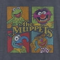 thumbnail image 2 of Women's The Muppets Character Panels Racerback Tank Top Navy Blue Heather X Large, 2 of 4