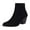 Black, variant on PEASKJP Women's Biker Boots Leather Short Booties Ladies Casual Round Toe Ankle Boot with Platform Heel, Khaki 40