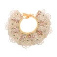 thumbnail image 1 of Shisuyan Dog Bibs Embroidery Beige Saliva Protection 1Set for Festival, 1 of 8