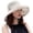 White, variant on Voska Summer Mesh Sun Hats for Women UV Protection Wide Brim Packable Bucket Hat | Wide Brim Sun Hats for Women,Women Foldable Packable Beach Hat,Floppy Bucket Sun Hat with Floral Lining Black