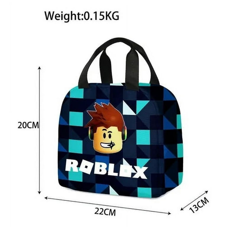 Toyella New Roblox Game 3-Piece Large Capacity Backpack 1style Pencil case  