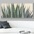 thumbnail image 3 of wall26 Framed Canvas Print Wall Art Set Close Up of Spiked Southwestern Cactus Succulent Nature Wilderness Realism Rustic Colorful for Living Room, Bedroom, Office - 24"x36"x3 White, 3 of 5