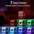 thumbnail image 3 of Treasure Box Projector Night Light with Galaxy & Northern Lights Effect, USB Powered Star Projector Galaxy Light for Bedroom, 8 Colors, Remote Control LED Mood Lighting for Room Ceiling Decor Gifts, 3 of 11