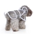 thumbnail image 2 of HOOWIFFY Pet Dog Reflective Rainwear White Waterproof Jumpsuit for Night Safety 2Pcs, 2 of 6