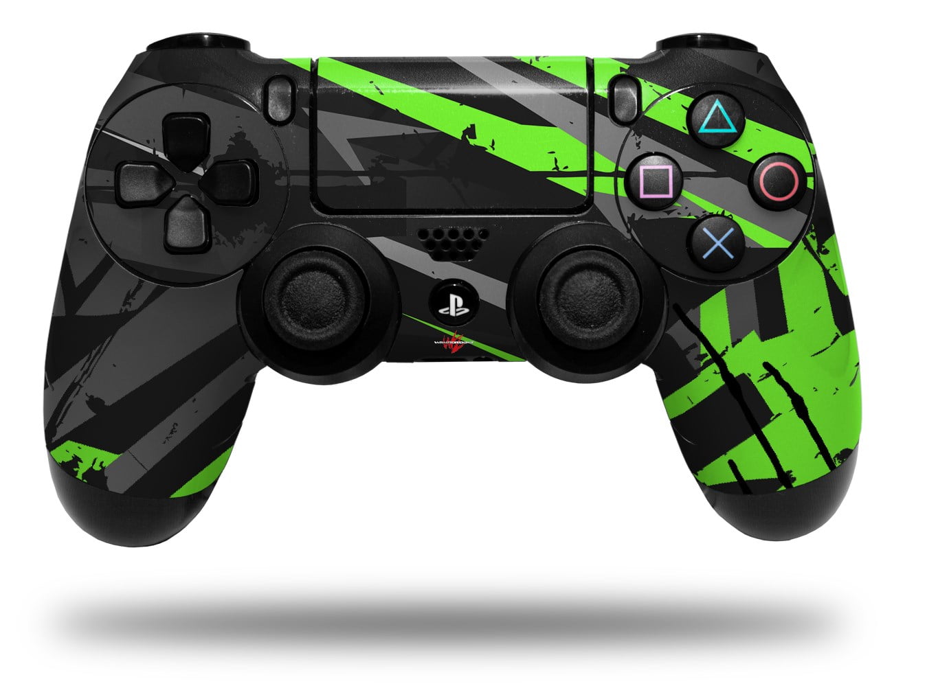 Skin for Sony PS4 Controller PlayStation 4 Original Slim and Pro Baja 0014 Neon Green NOT INCLUDED)