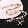 thumbnail image 4 of Wallet Pant Pearl Chains - Layered Jean Pocket Chain Keychain for Women Men - Cute Bag Purse Cross Charm, 4 of 6