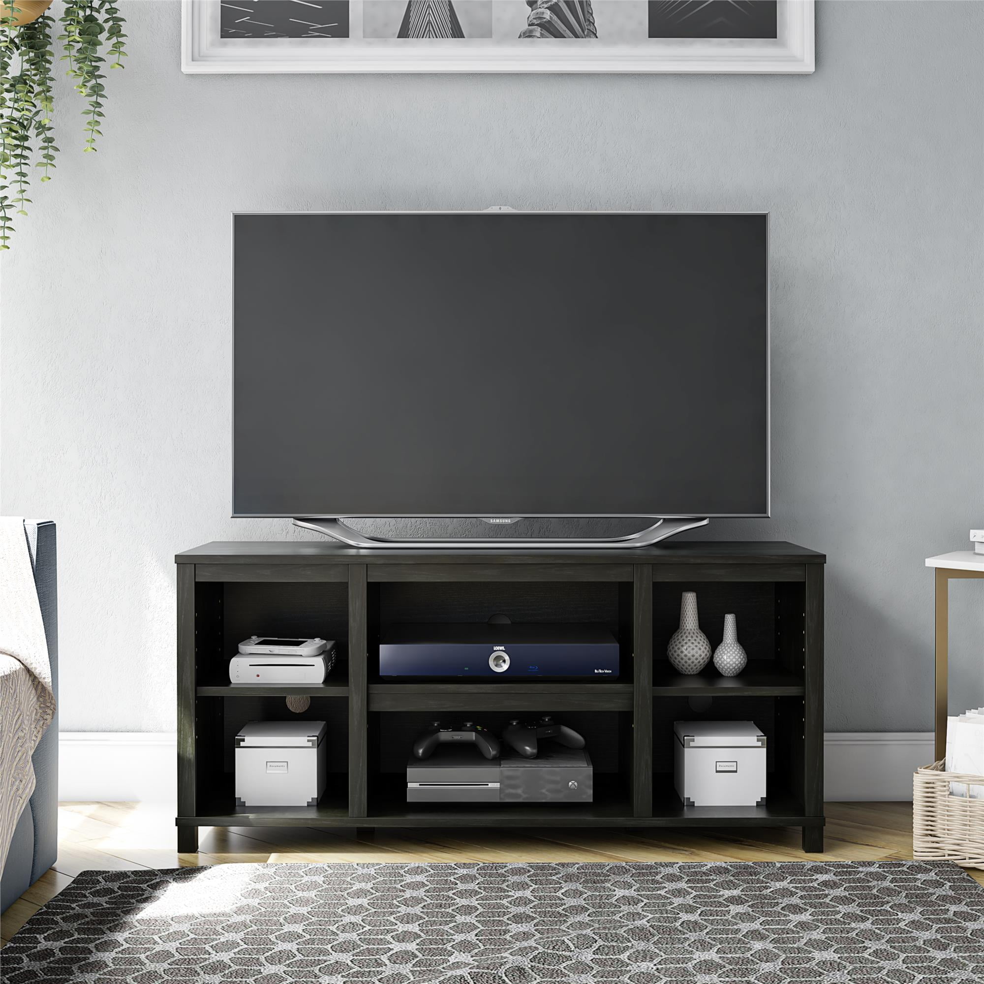 Mainstays Parsons Cubby TV Stand for TVs up to 50", True ...