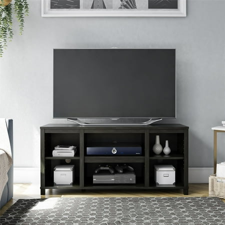 Mainstays Parsons TV Stand for TVs up to 50 Black Oak