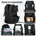 thumbnail image 4 of Mochila De Viaje  Bloosom De 40 L Para Acampar, Senderismo, Portátil Negro, 4 of 4
