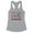 Heather Grey, variant on Pick Your Poison Tank Top Fitted Racerback Women's Large White