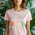 thumbnail image 5 of Tis The Season To Read T-Shirt | Cute Book Lover Tee | Plaid Reading Shirt, Black, Size S, 5 of 6
