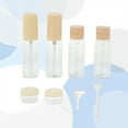 thumbnail image 3 of Unique Bargains 6 Pcs Travel Container Set Reusable Travel Bottles Set Light Yellow Light Coffee Color, 3 of 6