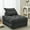 86" Black, variant on BEHOST 70" Corduroy Convertible Futon Sofa Bed, Folding Couch Sleeper for Small Spaces, Black
