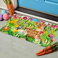 thumbnail image 1 of TIMIFIS Bathroom Rugs Easter Carpet Three Sizes Faux Wool Entry Door Mat Bathroom Non Slip Mat Cartoons Pattern Easter Decoration Holiday Decorations Polyester Carpet, 1 of 6