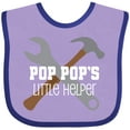 thumbnail image 3 of Inktastic Poppop Little Helper Boys Baby Bib, 3 of 4