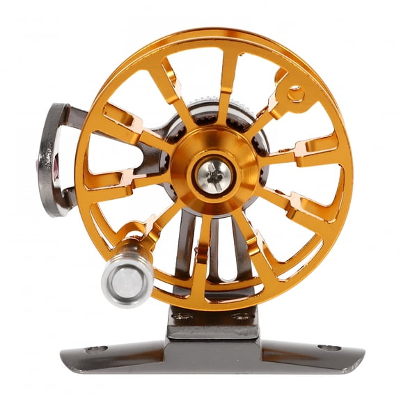 BESTSKY Fish Reel Fishing Accessories Fly Rods and Reels Vintage Pole Portable Front Wheel Metal