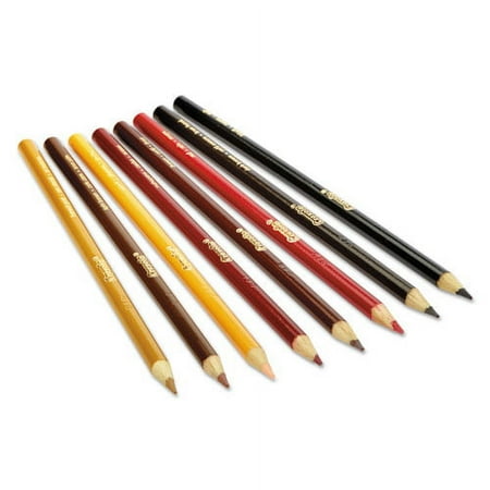 Crayola Multicultural Colored Pencils, Assorted Skin Tones, Set of 8