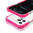 thumbnail image 7 of ELEHOLD Acrylic Clear Wireless Charging Case for iPhone 13 Pro 6.1 inch.Support Magsafe Feature Anti-Scratch Shockproof Clear Four Corner Cushion Anti-Dropping Full Body Protection Case, Pink, 7 of 7
