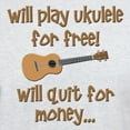 thumbnail image 3 of CafePress - Funny Ukulele Light T Shirt - Men's Classic Graphic T-Shirt, 3 of 4
