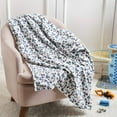 thumbnail image 5 of CREVENT Cute Lightweight Cozy Warm Baby Blanket for Infant Toddler Newborn Crib Cot Stroller,Unisex,30"X40",Blue Truck, 5 of 8