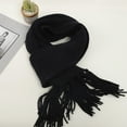 thumbnail image 2 of CHEGUTA Neck Scarf for Women Winter Scarf,Winter Solid Knit Feel Pashmina Wraps Ladies Long Large Tassel Warm Light Scarf Shawl, 2 of 4