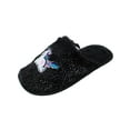 thumbnail image 2 of CTM Girl's Fuzzy Unicorn Slide Slippers, 2 of 6