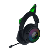 Razer Kraken Kitty V3 Pro Wireless RGB Kitty Headset for Gaming and Streaming, Black