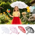 thumbnail image 3 of Nnndbs Lace Parasol Umbrella for Women, Vintage Lace Sun Umbrella with UV Protection, Portable Folding Umbrella for Travel Wedding, 3 of 4