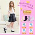 thumbnail image 6 of Lanola Age 3-10 Girls 100% Cotton Ruffle Socks, Cute Soft Breathable Frilly Dress Socks for Girls, 6 of 6