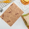 thumbnail image 4 of 50-Count Disposable Sandwich Wrapping Paper Sheets - Oil Absorbent, Waterproof Coated, Rectangular 38X28Cm, Multicolor Pattern for Burgers & Food Service, 4 of 6