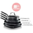 thumbnail image 3 of Granite Stone Mini Stackmaster Pots and Pans Set 5 Pcs Nonstick Cookware Set, 3 of 5
