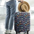 thumbnail image 2 of Colorful Games Device Dark Pattern Luggage Cover Fashion Suitcase Cover Baggage Covers Fit 25-28 Inch Luggage (Go Travel), 2 of 5