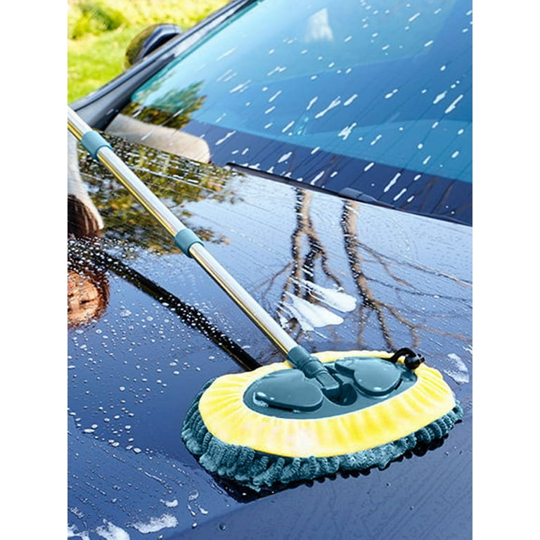 Fochutech Car Wash Brush, Car Cleaning Kit, 360° Spin Car Mop, Microfi