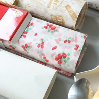Travelwant Wax Paper Sheets Newspaper Theme Food Wrap Paper Grease  Resistant Tray Liners Waterproof Wrapping Tissue Food Picnic Paper