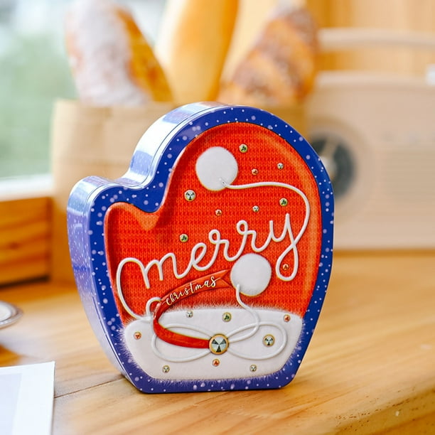 sunvit Christmas Decorations 2022 Christmas Gloves Tinplate Box Toys Christmas Candy Tins Kids